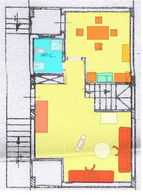 piantina zona giorno